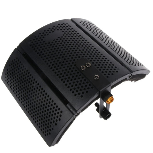 Microphone Isolation Shield – Studio Recording Shield, Broadcast Noise Reduction Equipment, Acoustic Soundproofing Wedges (3 Panels) - ZAMAR AUDIO SOLUTIONS