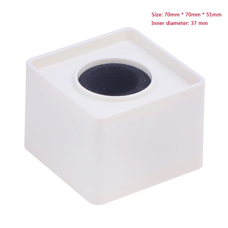 Microphone Logo Flag Station Cube – Square Shaped Interview Mic Station, ABS Prop Stand for News Reporting, KTV, and Interviews - ZAMAR AUDIO SOLUTIONS