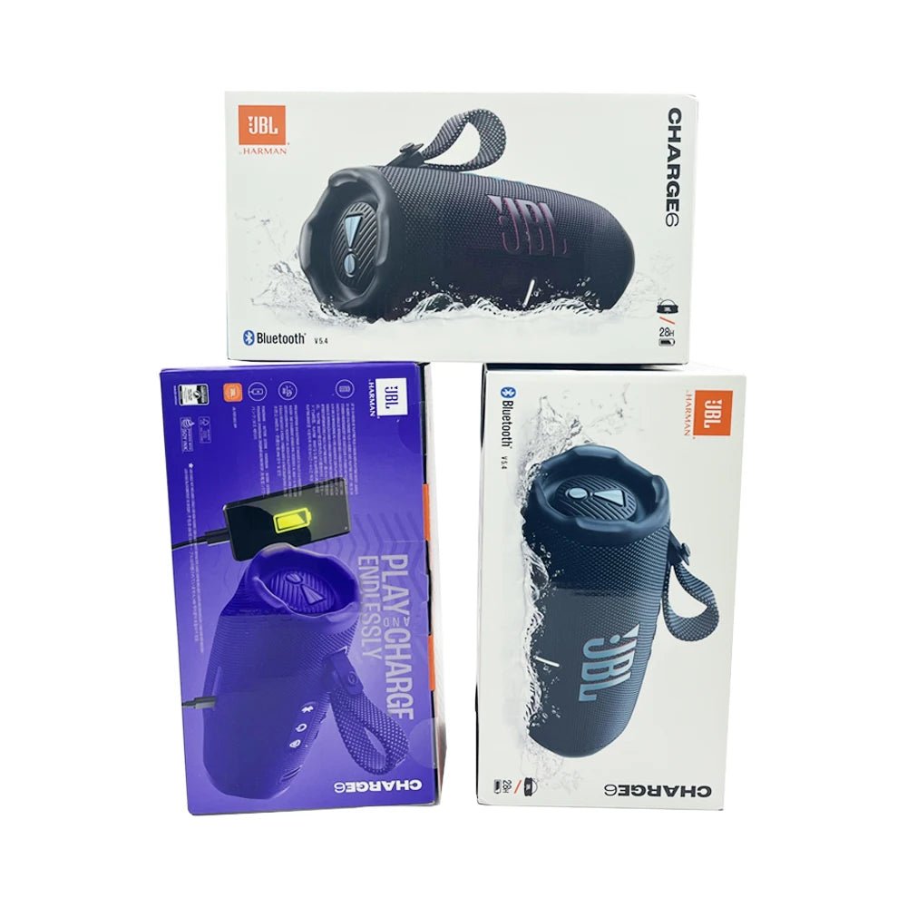 New JBL CHARGE6 Speaker – High Sound Quality, Waterproof Outdoor Wireless Portable Bluetooth Speaker - ZAMAR AUDIO SOLUTIONS