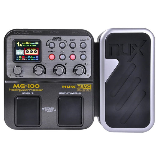 NUX MG - 100 Modeling Guitar Processor – Versatile Effects Pedal for Creative Guitarists - ZAMAR AUDIO SOLUTIONS