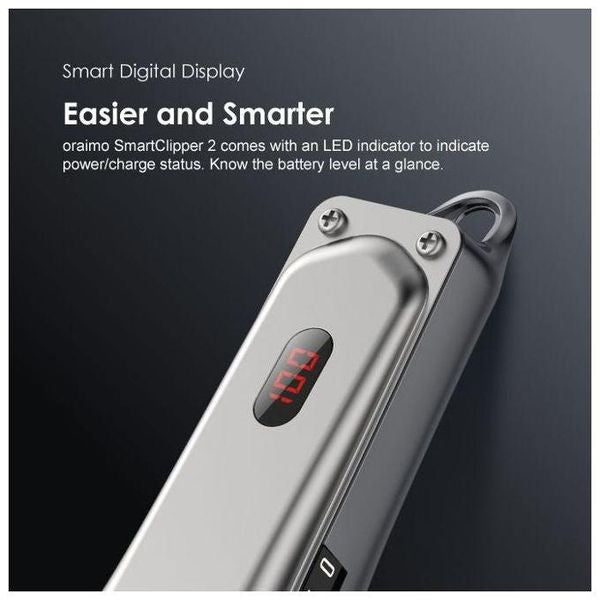 Oraimo SmartClipper 2 OPC‑CL30 — Professional Cordless Hair Clipper, 2000mAh, Zero‑Gap Blade, 4 Guide Combs, Nairobi Delivery
