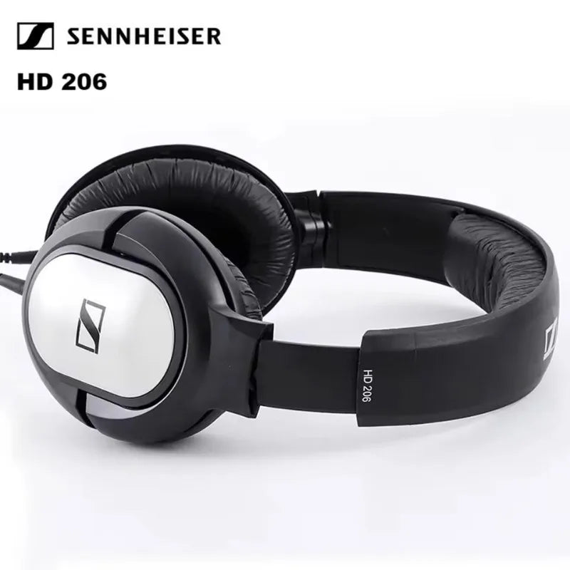 Original Sennheiser HD 206 Wired Earphones – Deep Bass Stereo Sound with Noise Isolation for Music and Gaming - ZAMAR AUDIO SOLUTIONS