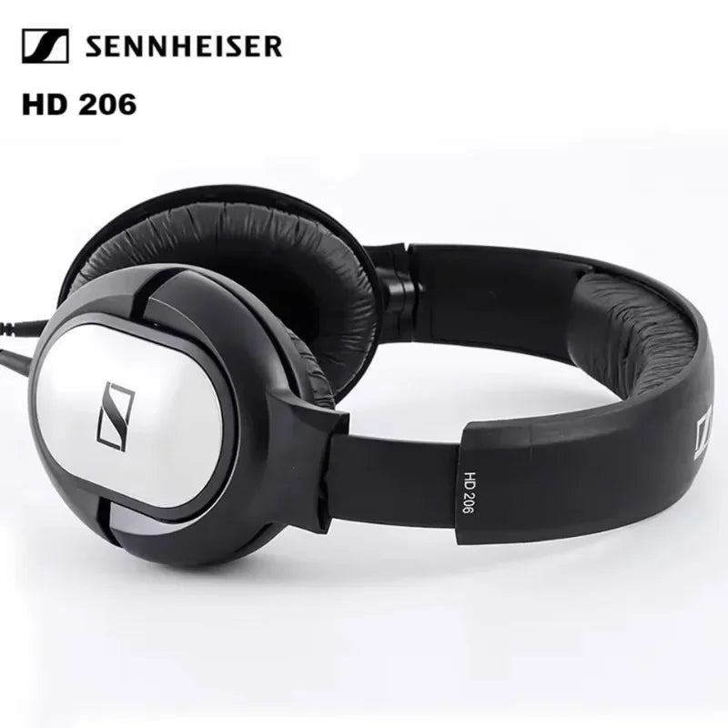 Original Sennheiser HD 206 Wired Earphones – Deep Bass Stereo Sound with Noise Isolation for Music and Gaming - ZAMAR AUDIO SOLUTIONS