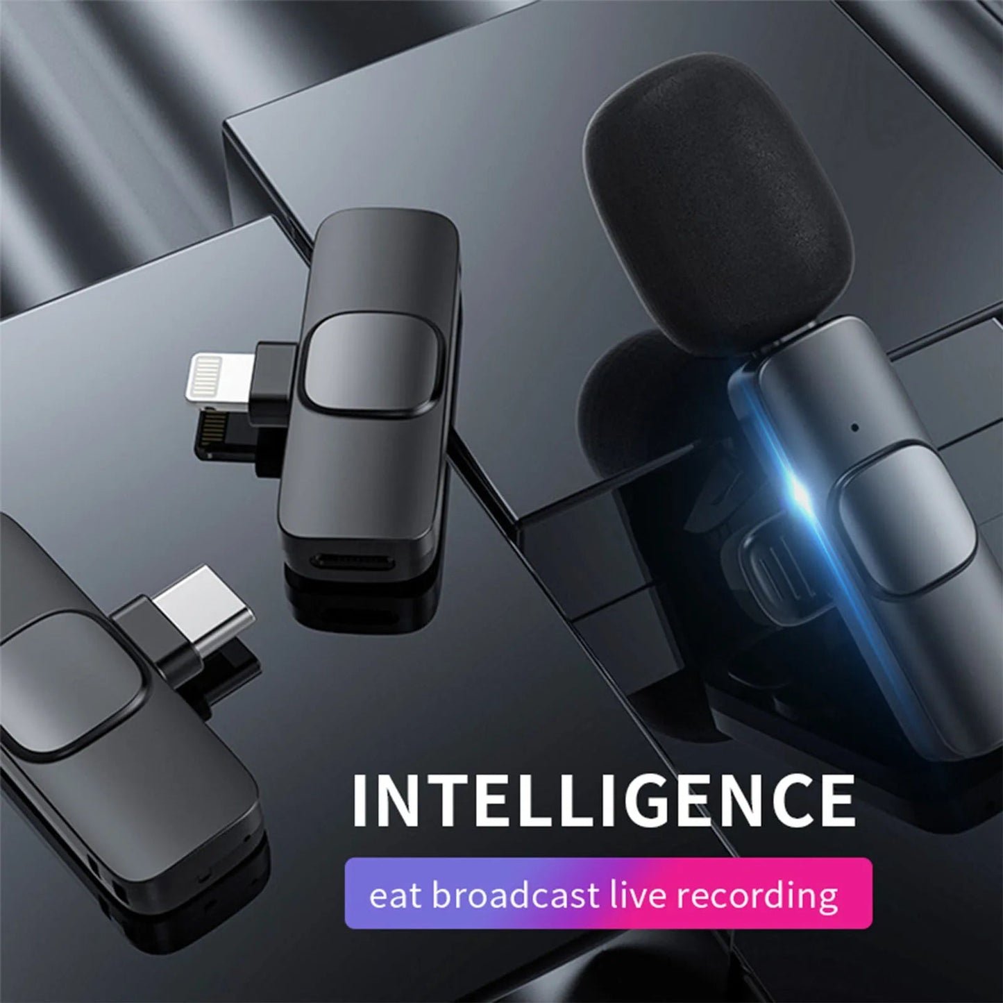 Portable Wireless Lavalier Microphone – For iPhone, Android, Facebook, YouTube Live Broadcast, Gaming Mini Mic - ZAMAR AUDIO SOLUTIONS