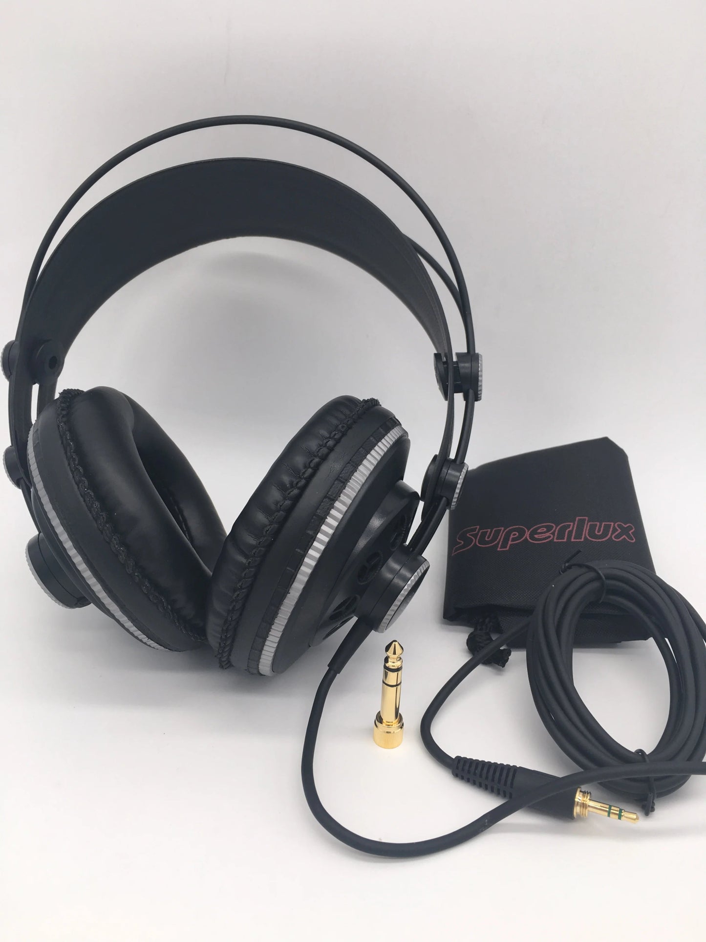 Professional Studio Headphones Superlux HD681B – Semi - Open Dynamic Stereo Monitoring Headset DJ HiFi Noise Cancelling Headphone - ZAMAR AUDIO SOLUTIONS