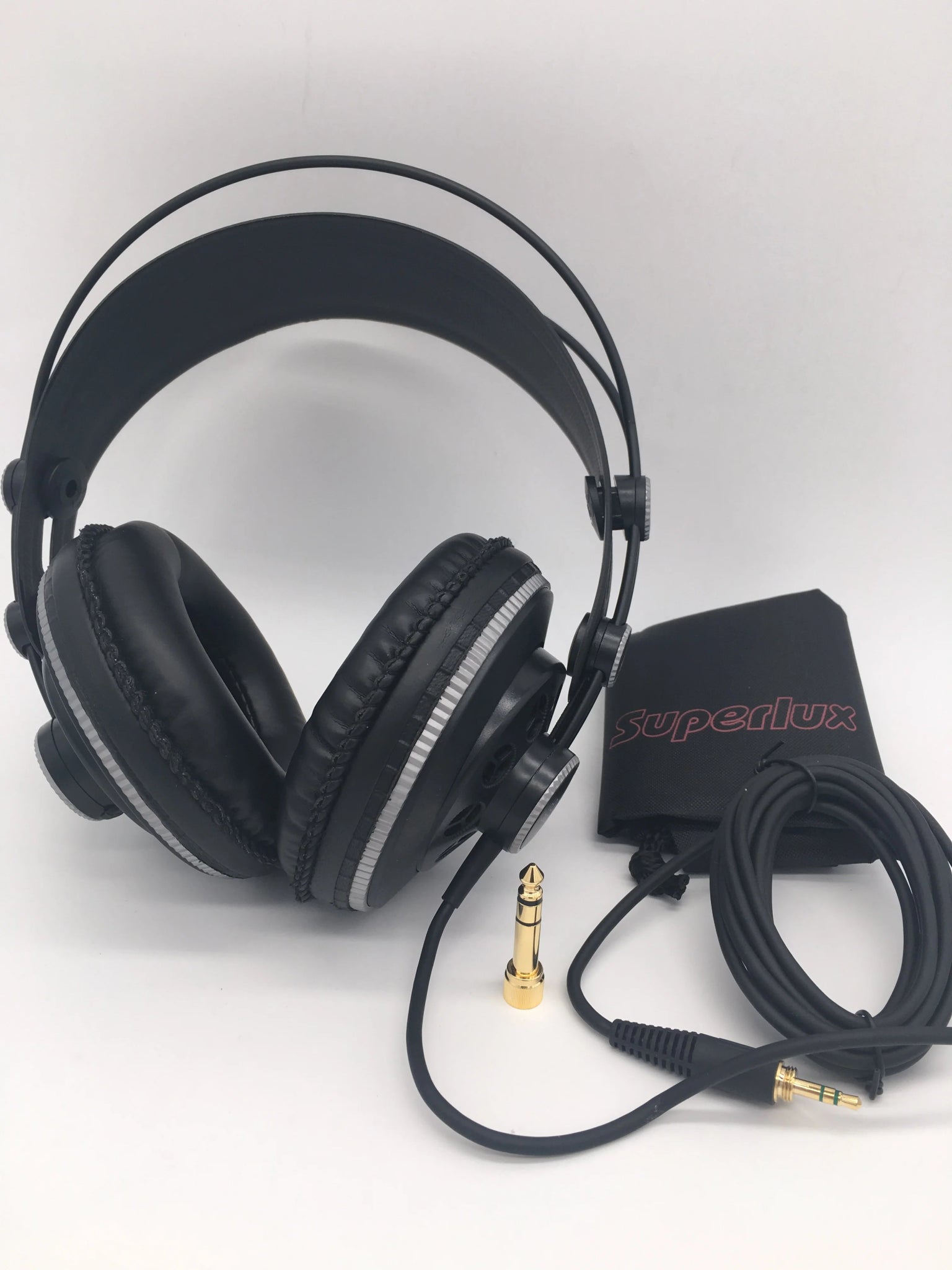 Professional Studio Headphones Superlux HD681B – Semi - Open Dynamic Stereo Monitoring Headset DJ HiFi Noise Cancelling Headphone - ZAMAR AUDIO SOLUTIONS