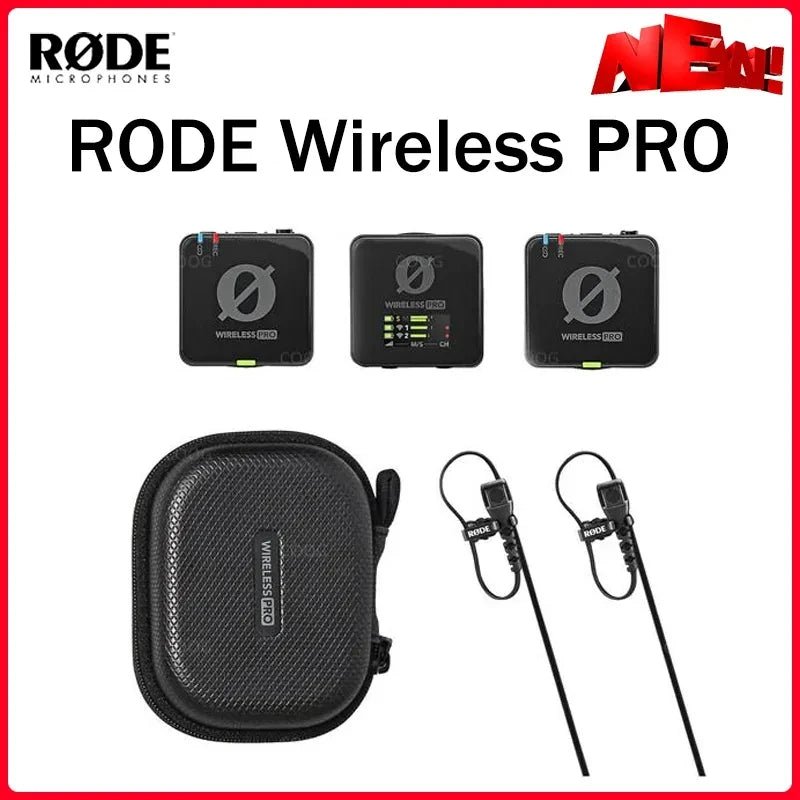 Rode Wireless PRO / GO II GO2 / RODECaster Pro II Wireless Lavalier Mic Microphone System – Broadcast - Quality Audio for Android, iPhone, and Cameras - ZAMAR AUDIO SOLUTIONS