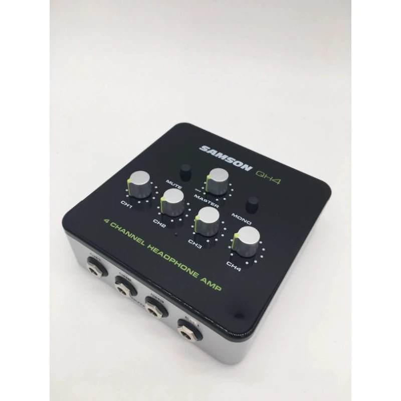 Samson QH4 4 - Channel Stereo Headphone Distribution Amplifier – Four Independent 1/4" Stereo Headphone Channels with Volume Control - ZAMAR AUDIO SOLUTIONS