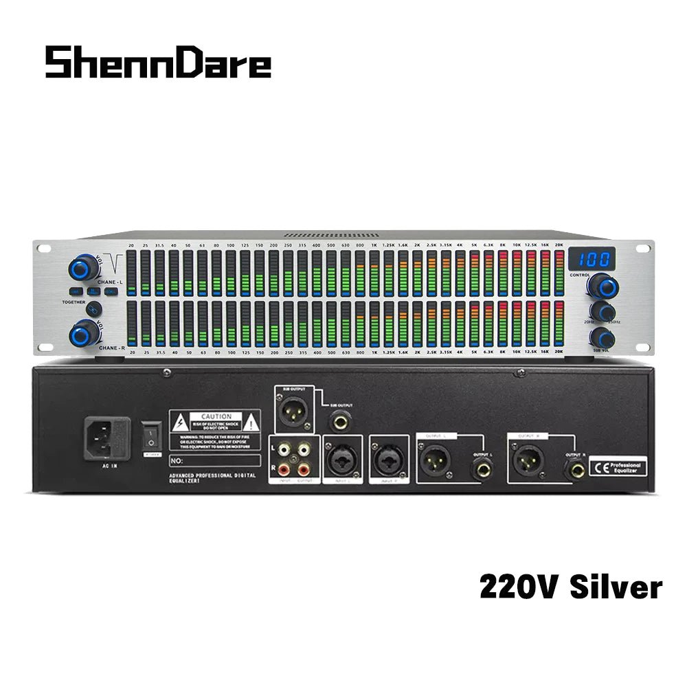 ShennDare AC3 Antenna Amplifier & Active Antenna Combiner – Wireless In - Ear Monitor System 450 - 960MHz ShennDare EQ312 Digital Equalizer – 31 Bands Graphic Equalizer Professional Audio Processor for Stage, Concert, DJ, KTV - ZAMAR AUDIO SOLUTIONS