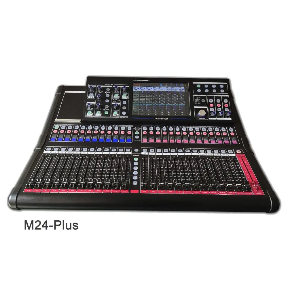 ShennDare M24 - Plus Professional Digital Mixing Console – 34 Channel Audio Mixer for Multi - Track Recording, DJ Console, and Sound Card System - ZAMAR AUDIO SOLUTIONS
