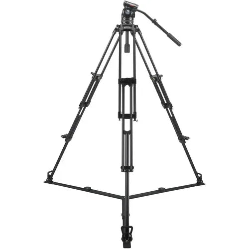 Sirui BCT - 2003 Professional Aluminum Tripod & BCH - 20 Ground Mid - Level 75mm Bowl Video Head Bundle – 22 lb Broadcast Quality - ZAMAR AUDIO SOLUTIONS