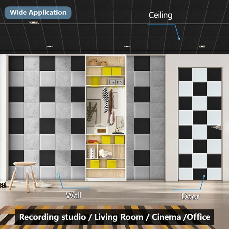 Sound Isolation Acoust Insulation Material Panel – Door Seal Strip, Soundproof Wall Panels, Studio Absorbing Panels - ZAMAR AUDIO SOLUTIONS