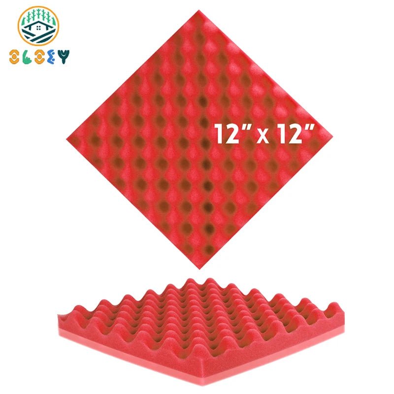 Sound Proofing Padding – 6/12/24 Pcs, Acoustic Foam Egg Crate Sponge Pad, Studio Soundproofing Panels, Room Accessories - ZAMAR AUDIO SOLUTIONS