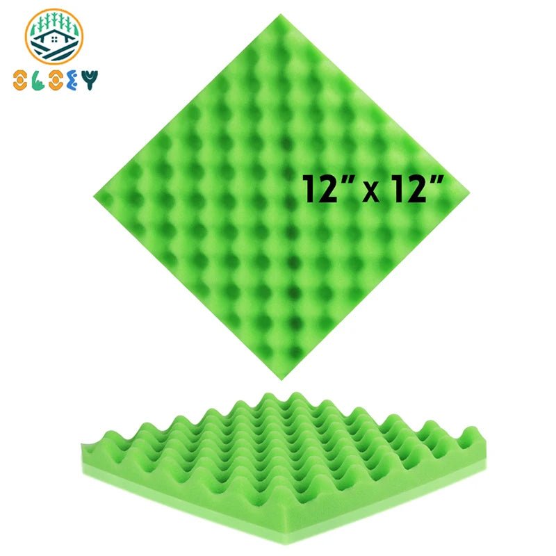 Sound Proofing Padding – 6/12/24 Pcs, Acoustic Foam Egg Crate Sponge Pad, Studio Soundproofing Panels, Room Accessories - ZAMAR AUDIO SOLUTIONS