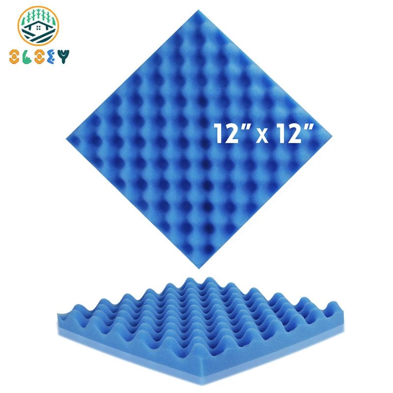 Sound Proofing Padding – 6/12/24 Pcs, Acoustic Foam Egg Crate Sponge Pad, Studio Soundproofing Panels, Room Accessories - ZAMAR AUDIO SOLUTIONS