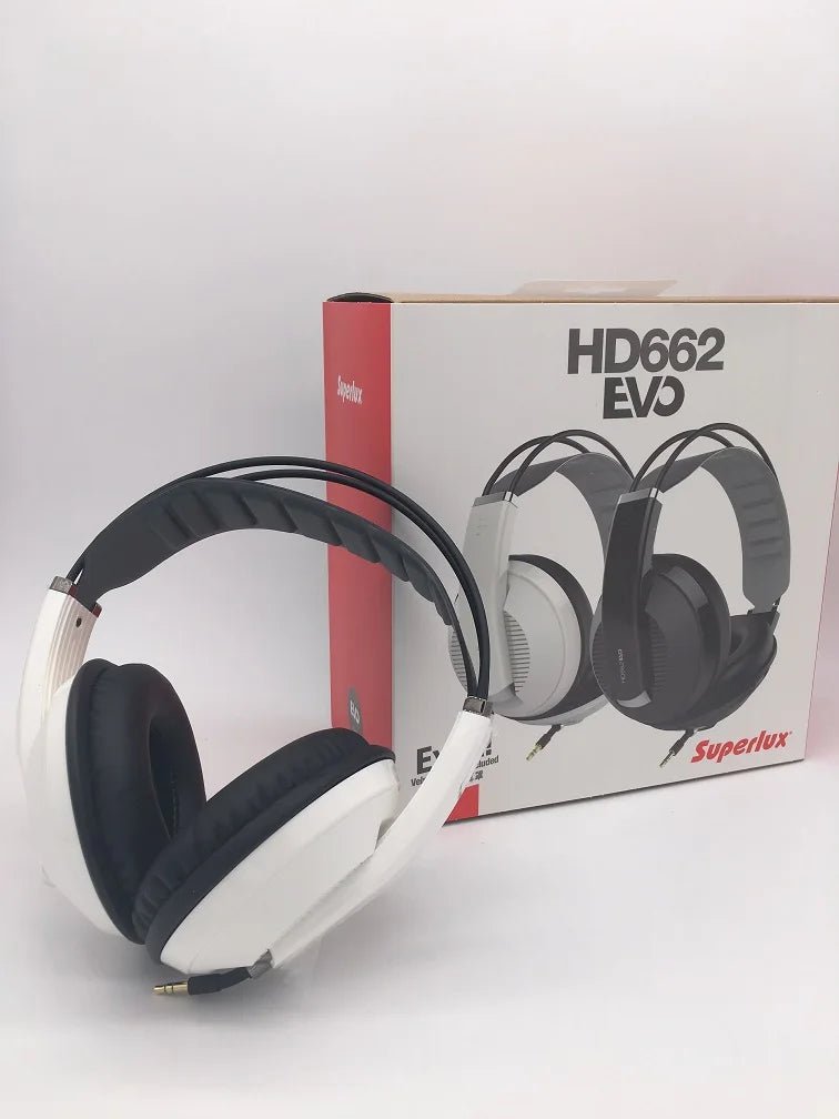 Superlux HD662EVO Closed - Type Monitoring Headphone – Studio Headset with Extra Earmuffs and Self - Adjusting Headband - ZAMAR AUDIO SOLUTIONS