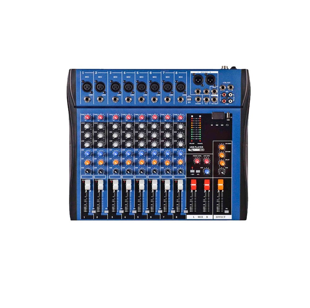 Yamaha CT-80S-USB mixer Kenya front panel view, 8-channel USB mixer with built-in effects, ZAMAR Audio