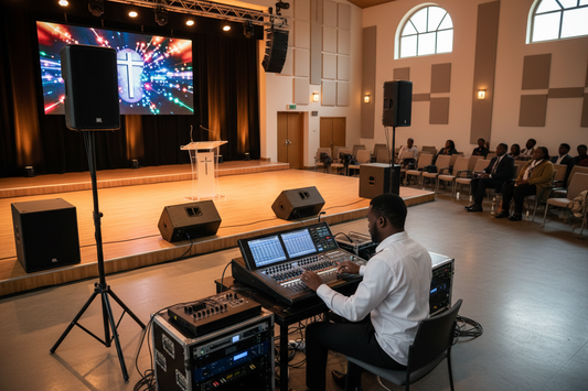 Church PA system setup in Kenya — Zamar Audio Solutions
