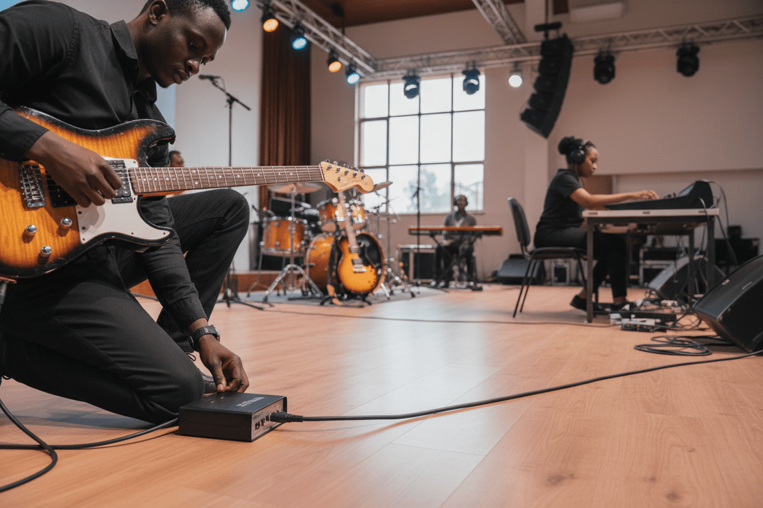 The Guitar Was Not Too Quiet. The PA Was Receiving the Wrong Signal. - ZAMAR AUDIO SOLUTIONS