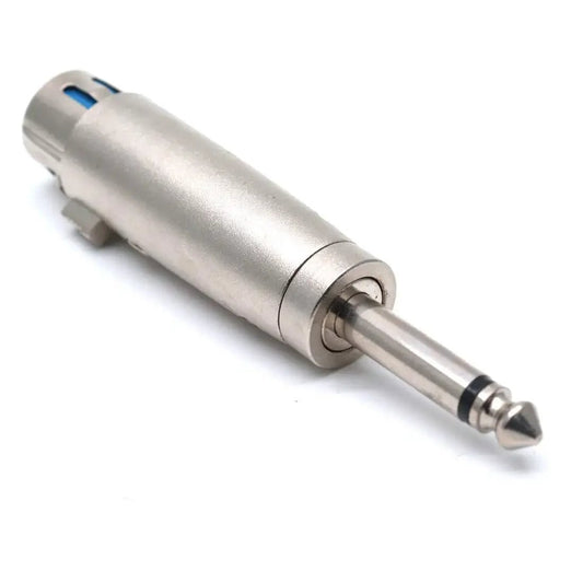 1 PCS 6.35mm Mono Male Plug to 3 Pin XLR Female Jack Adapter – Stereo Audio Mic Converter - ZAMAR AUDIO SOLUTIONS