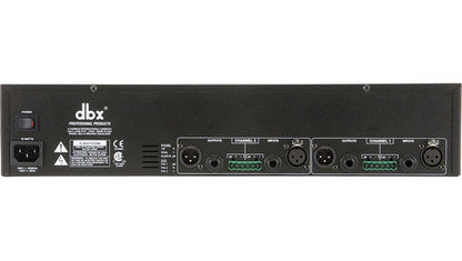 dbx iE-Q15 EQ Limiter 1U rack unit rear panel with balanced XLR inputs and outputs for pro audio use