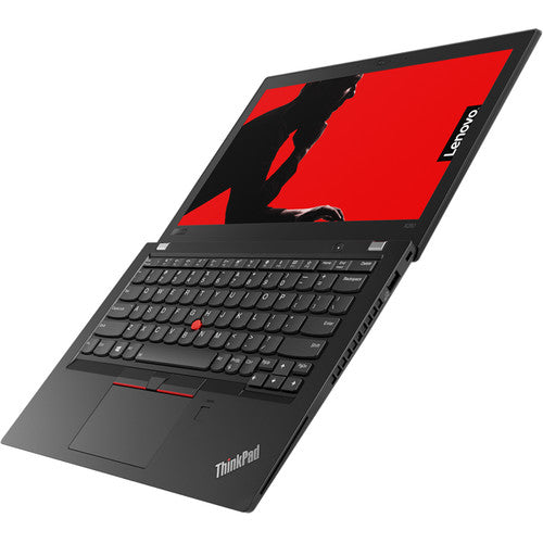 ThinkPad X280 notebook Kenya — three-quarter open view from right, Lenovo brand screen visible, ThinkPad badge on base