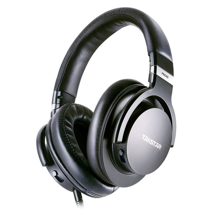 Takstar PRO 82 studio headphones Kenya all-black closed-back over-ear angled side view