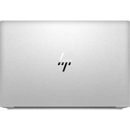 HP EliteBook 830 G7 Kenya top-down closed lid view showing silver aluminium chassis and HP logo