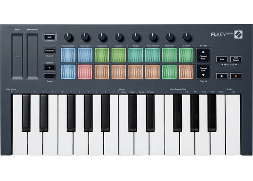 Novation FLkey Mini 25 MIDI Keyboard Controller for FL Studio