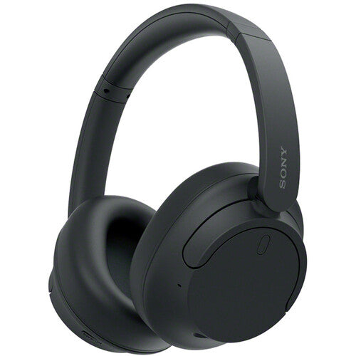 Black Sony WH-CH720N Kenya wireless noise cancelling headphones, 3/4 front-right angle on white background