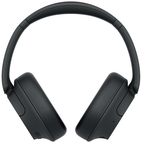 Sony WH-CH720N Kenya black over-ear headphones, straight-on front view showing both ear cups and headband