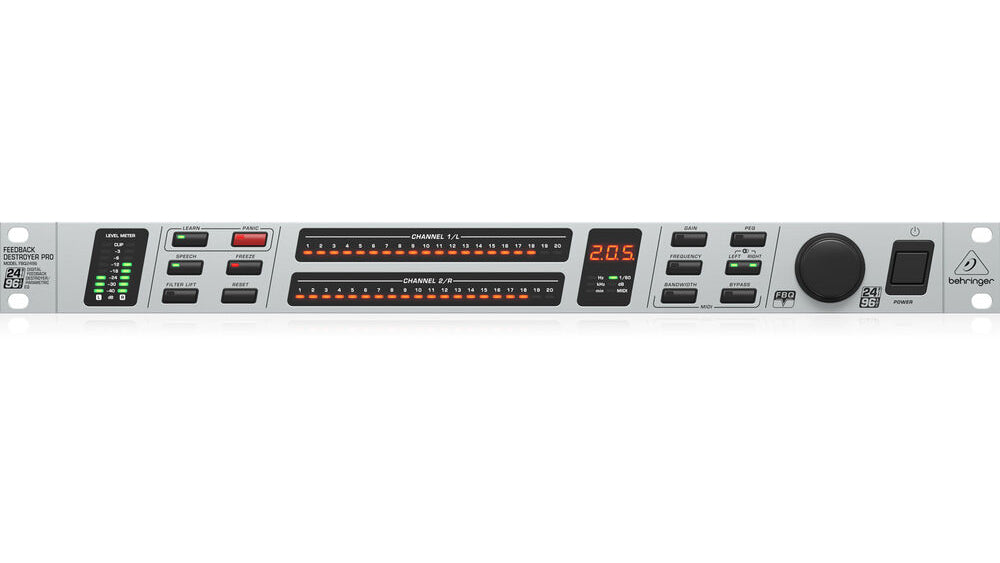 Behringer FBQ2496 Feedback Destroyer Pro Automatic Feedback Suppressor