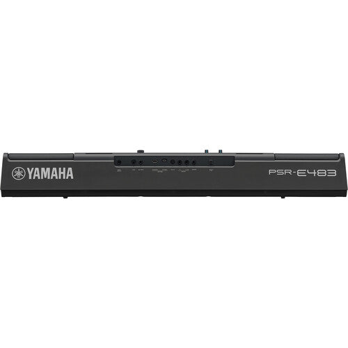 Yamaha PSR-E483 Kenya keyboard in-store display at Zamar Audio Solutions Nairobi