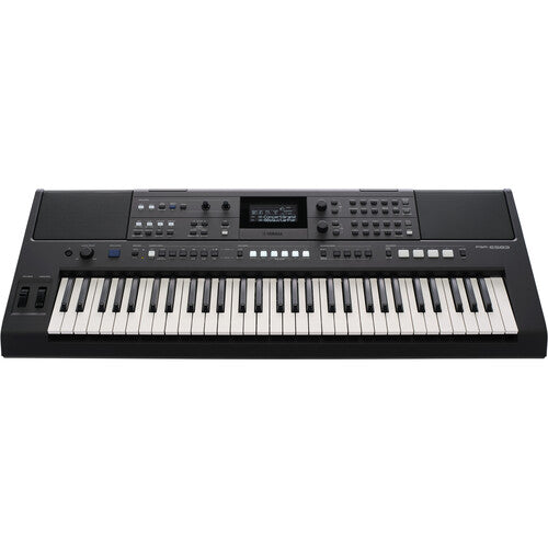 Yamaha PSR-E583 portable keyboard Kenya close-up of pitch bend modulation wheels and performance controls