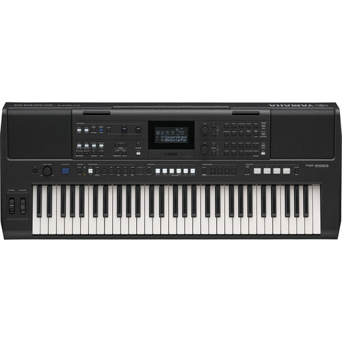 Yamaha PSR-E583 portable keyboard Kenya close-up of pitch bend modulation wheels and performance controls