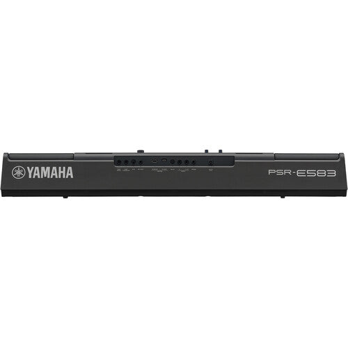 Yamaha PSR-E583 portable keyboard Kenya front view showing 61 touch-sensitive keys and control panel