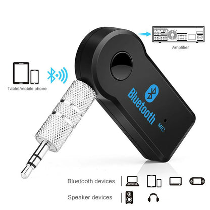 2-in-1 Wireless Bluetooth 5.0 Receiver Adapter – 3.5mm AUX Jack for Car, Music, Audio, A2DP Headphones & Hands-Free Calls - ZAMAR AUDIO SOLUTIONS
