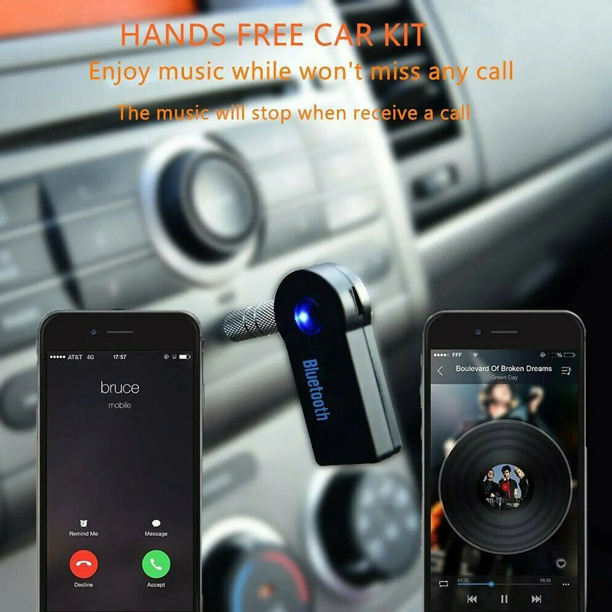 2-in-1 Wireless Bluetooth 5.0 Receiver Adapter – 3.5mm AUX Jack for Car, Music, Audio, A2DP Headphones & Hands-Free Calls - ZAMAR AUDIO SOLUTIONS