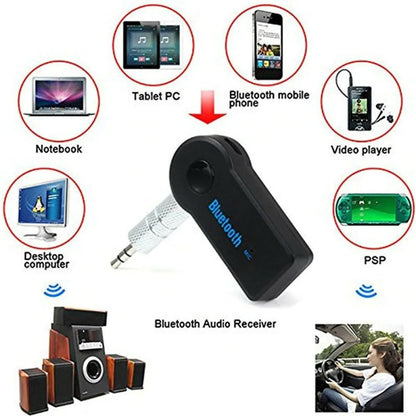 2-in-1 Wireless Bluetooth 5.0 Receiver Adapter – 3.5mm AUX Jack for Car, Music, Audio, A2DP Headphones & Hands-Free Calls - ZAMAR AUDIO SOLUTIONS