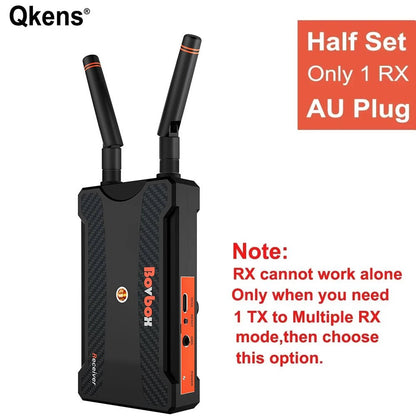 200m Wireless HDMI Extender Video Transmitter and Receiver – For YoloBox Pro, PS4, PC, Camera Live Streaming to TV/Monitor, Battery-Supported - ZAMAR AUDIO SOLUTIONS
