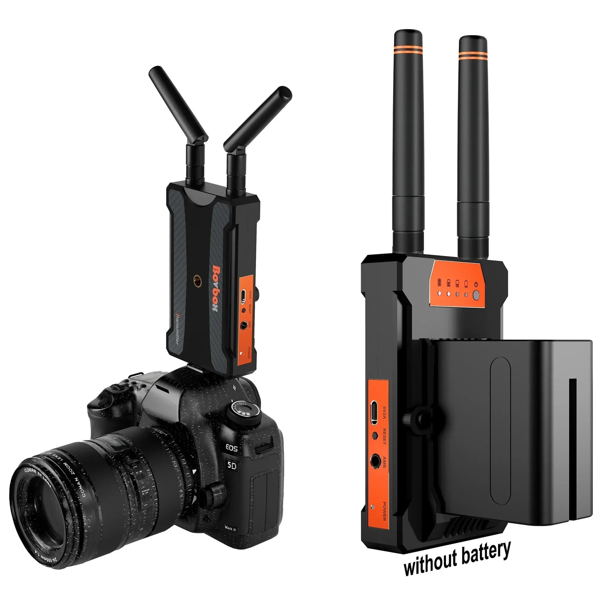 200m Wireless HDMI Extender Video Transmitter and Receiver – For YoloBox Pro, PS4, PC, Camera Live Streaming to TV/Monitor, Battery - Supported - ZAMAR AUDIO SOLUTIONS