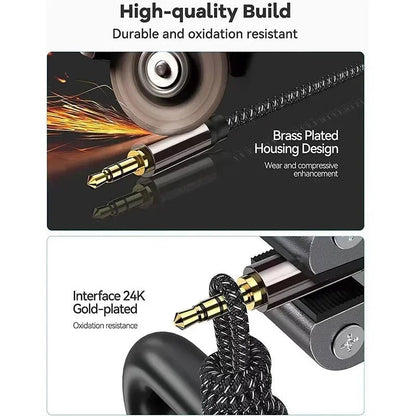 3.5mm AUX Stereo Audio Extension Cable — Male to Female Headphone Jack, 15–25 Days Kenya Delivery - ZAMAR AUDIO SOLUTIONS