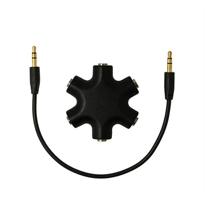 3.5mm Earphone Audio Splitter Adapter – 1 to 2/3/4/5 Jack in Kenya | 15–25 Days Delivery - ZAMAR AUDIO SOLUTIONS