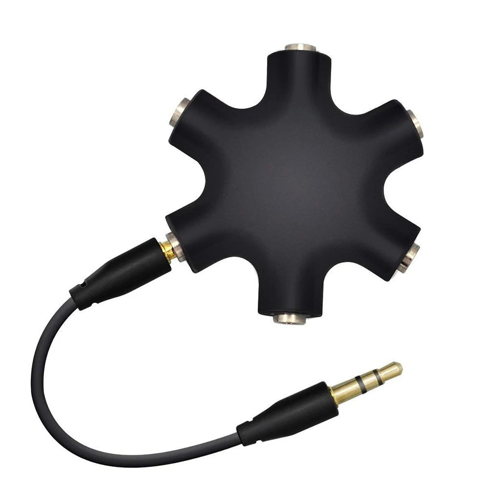 3.5mm Earphone Audio Splitter Adapter – 1 to 2/3/4/5 Jack in Kenya | 15–25 Days Delivery - ZAMAR AUDIO SOLUTIONS