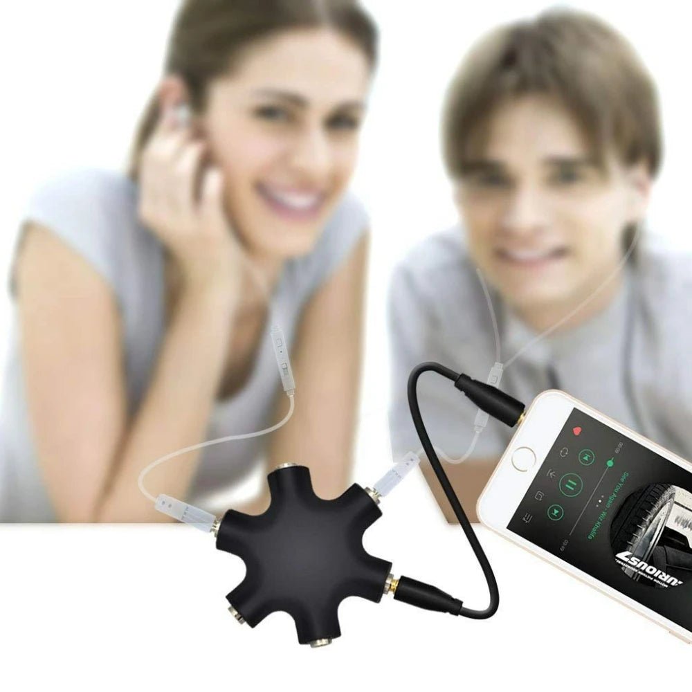 3.5mm Earphone Audio Splitter Adapter – 1 to 2/3/4/5 Jack in Kenya | 15–25 Days Delivery - ZAMAR AUDIO SOLUTIONS