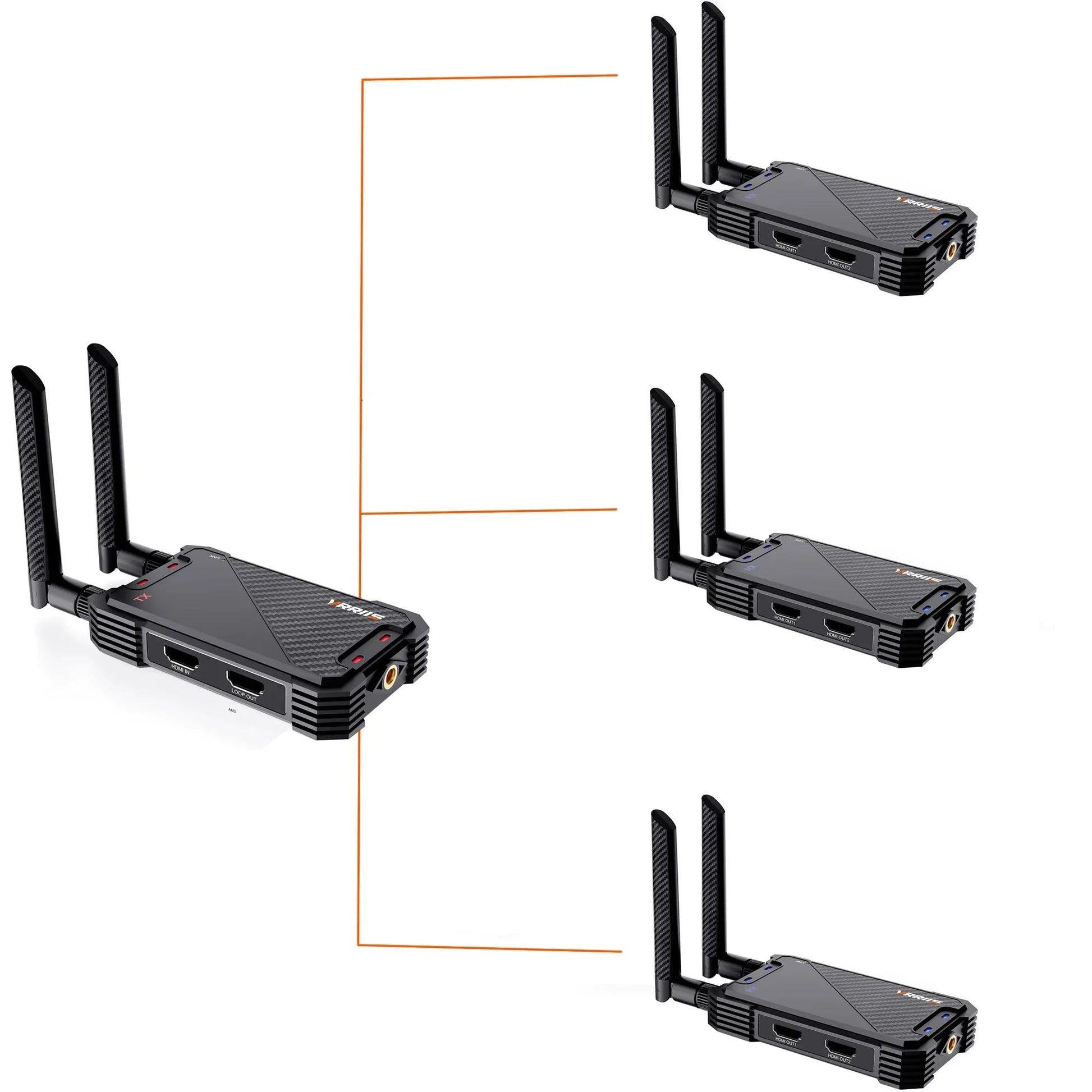400M Wireless HDMI Extender Video Transmitter and Receiver – Plug & Play Dual Display for Laptop, PC, TV Box, Camera to TV, Projector - ZAMAR AUDIO SOLUTIONS