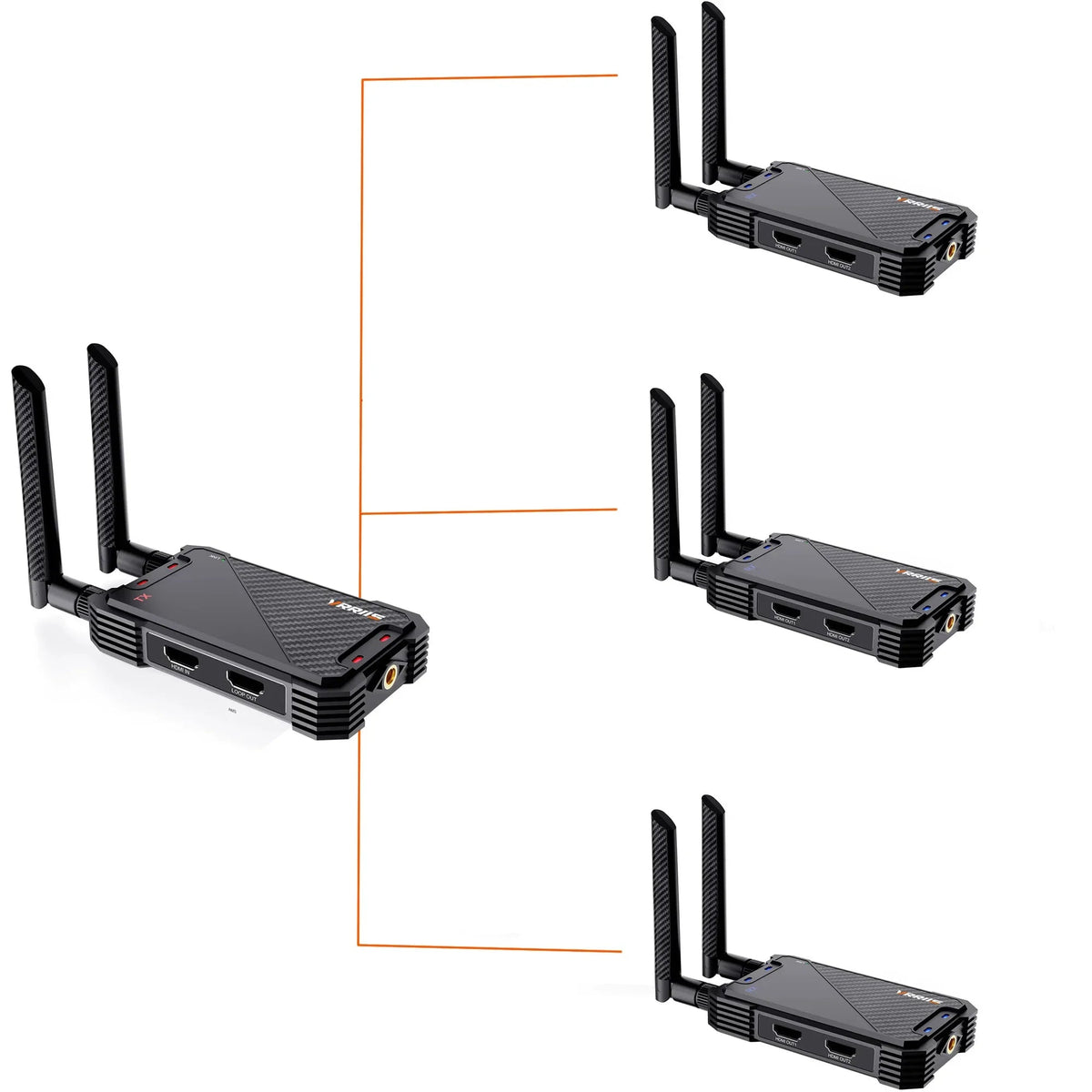400M Wireless HDMI Extender Video Transmitter and Receiver – Plug & Play Dual Display for Laptop, PC, TV Box, Camera to TV, Projector - ZAMAR AUDIO SOLUTIONS