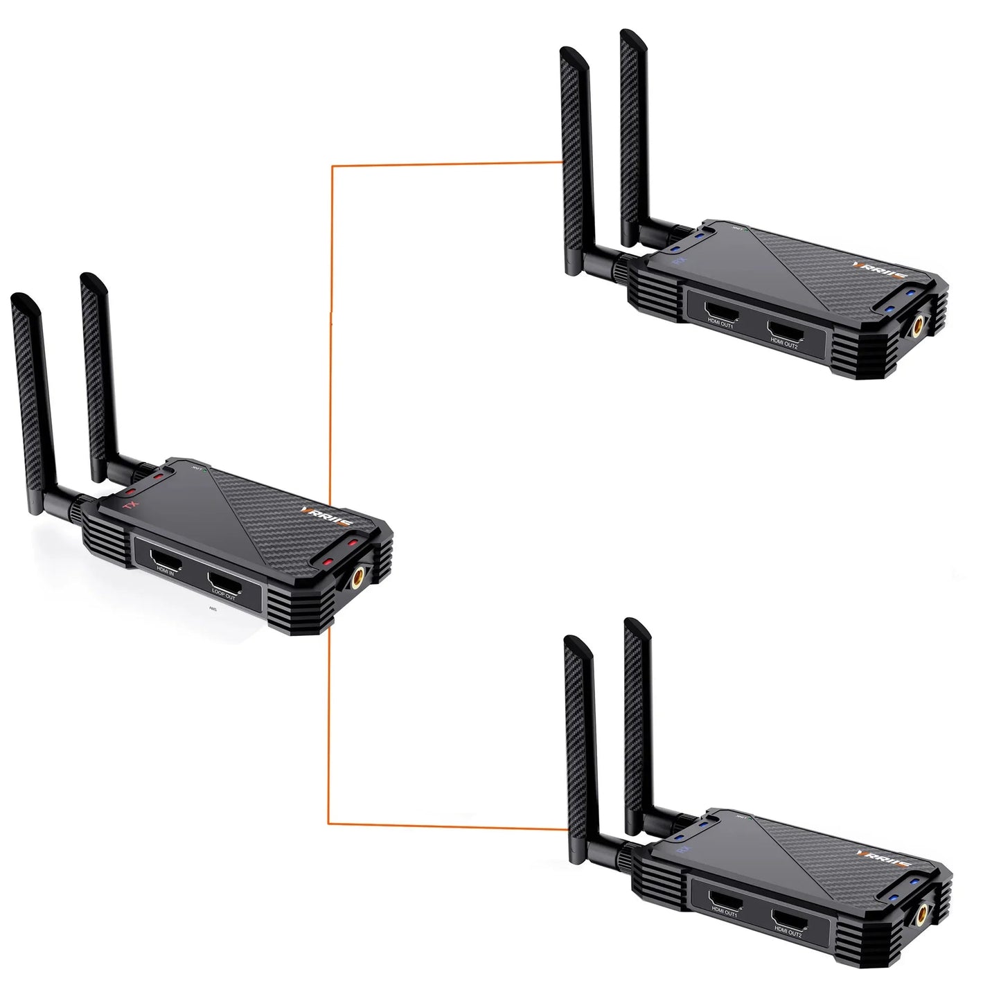 400M Wireless HDMI Extender Video Transmitter and Receiver – Plug & Play Dual Display for Laptop, PC, TV Box, Camera to TV, Projector - ZAMAR AUDIO SOLUTIONS