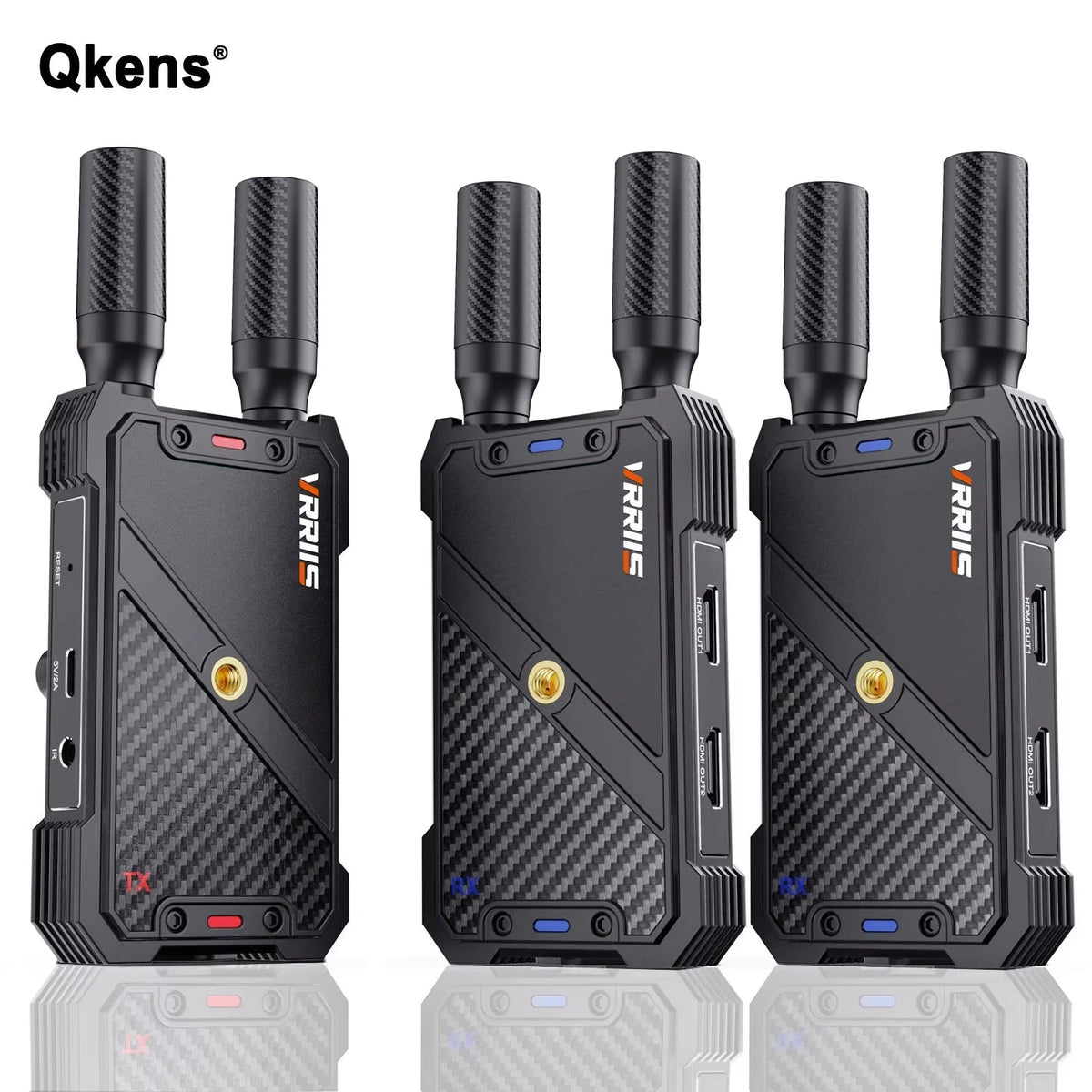 400m Wireless WiFi HDMI Extender – Dual Display Transmitter and Receiver for Church, Camera Live Streaming, Battery-Supported - ZAMAR AUDIO SOLUTIONS