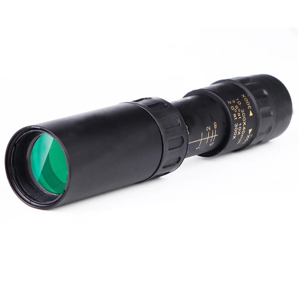 4K 10-300X40mm Monocular Telescope – Super Telephoto Zoom, Portable with Optional Tripod and Clip for Outdoor Sport - ZAMAR AUDIO SOLUTIONS